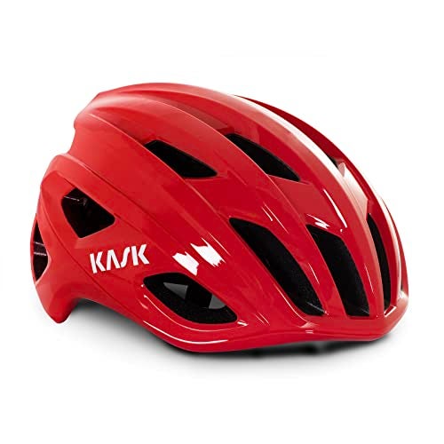 خوذة كاسك موجيتو3 | خوذة دراجات الطرق والحصى والتنقل حمراء متوسطة