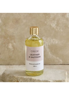 Crede Leather and Saffron Reed Diffuser Oil Refiller 100 ml