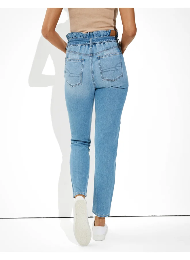 American Eagle AE Ripped Highest Waist Mom Jean