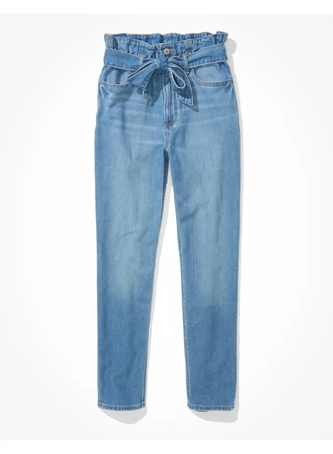 American Eagle AE Ripped Highest Waist Mom Jean