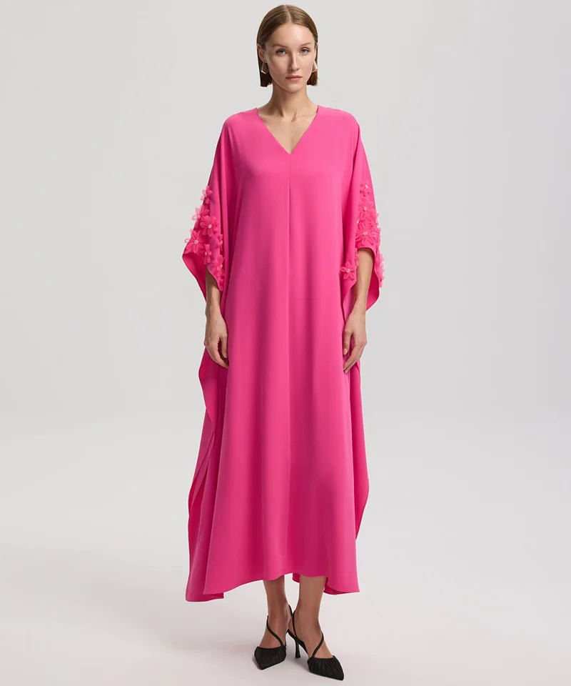 ابيكول Embroidered Maxi Dress