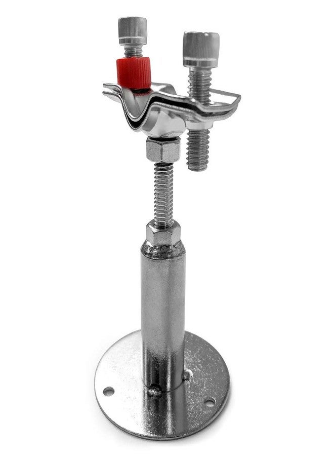 QWORK 2" Wall Mount Ceiling Mount Pipe Support, 1 Pack Adjustable Stainless Steel Bracket Clamp, Ideal for Pipe, Tube or Rod Fixing - Image 4