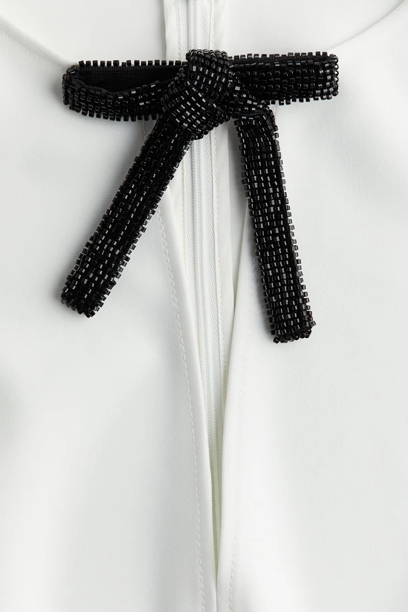 H&M Bow-detail dress