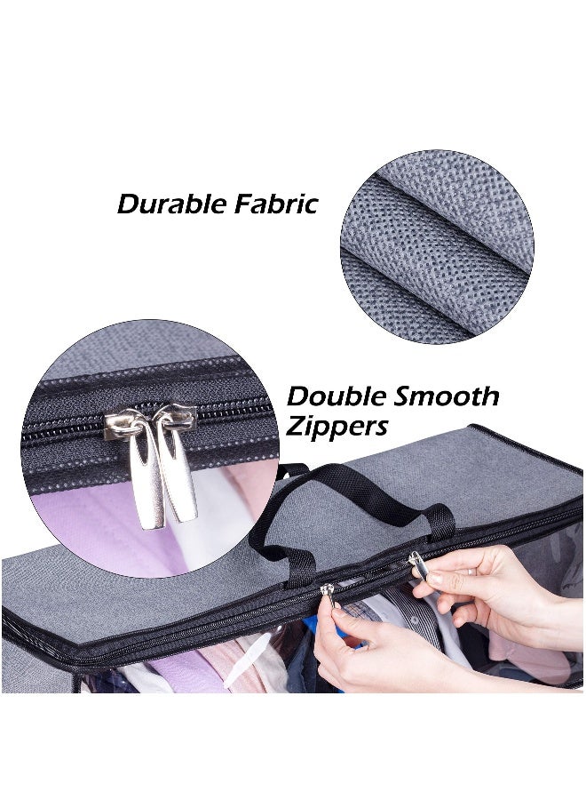 Hat Organizer, Hat Storage for Baseball Caps, Hat Bag, Baseball Cap Organizer, Hat Holder Rack with Carrying Handles & Lid, Portable Large Hat Box for Home Travel  - Image 4