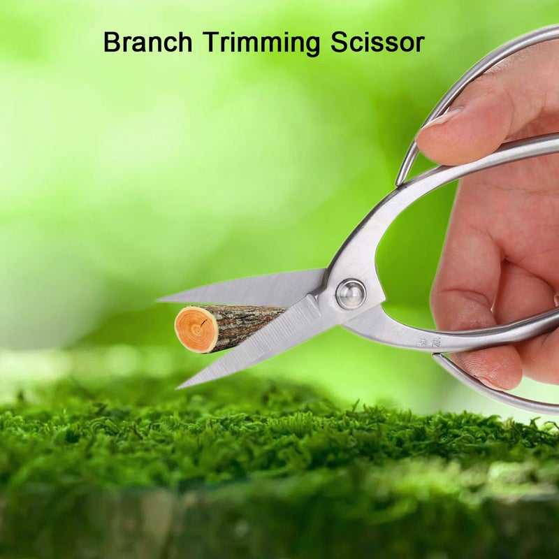 Precision Pruning Shears: High-Grade Stainless Steel Rust-Resistant Sharp Fine-Tip Blades - Ergonomic Soft Grip Handles Bonsai Scissors for Indoor Outdoor Garden Plant Trimming - Image 2