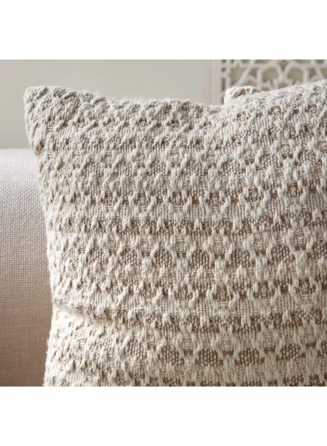 Home Box Cozy Duo 2-Piece Textured Filled Cushion Set 50 x 50 cm
