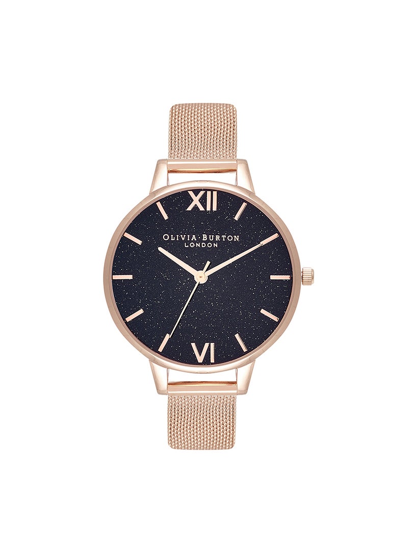 OLIVIA BURTON Women's Analog Round Shape Stainless Steel Wrist Watch OB16GD76 - 34 Mm - Image 1