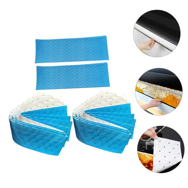 30PCS Grease Filter Paper For Range Hoods Easy Cut Space Saving Kitchen Accessory - Image 3
