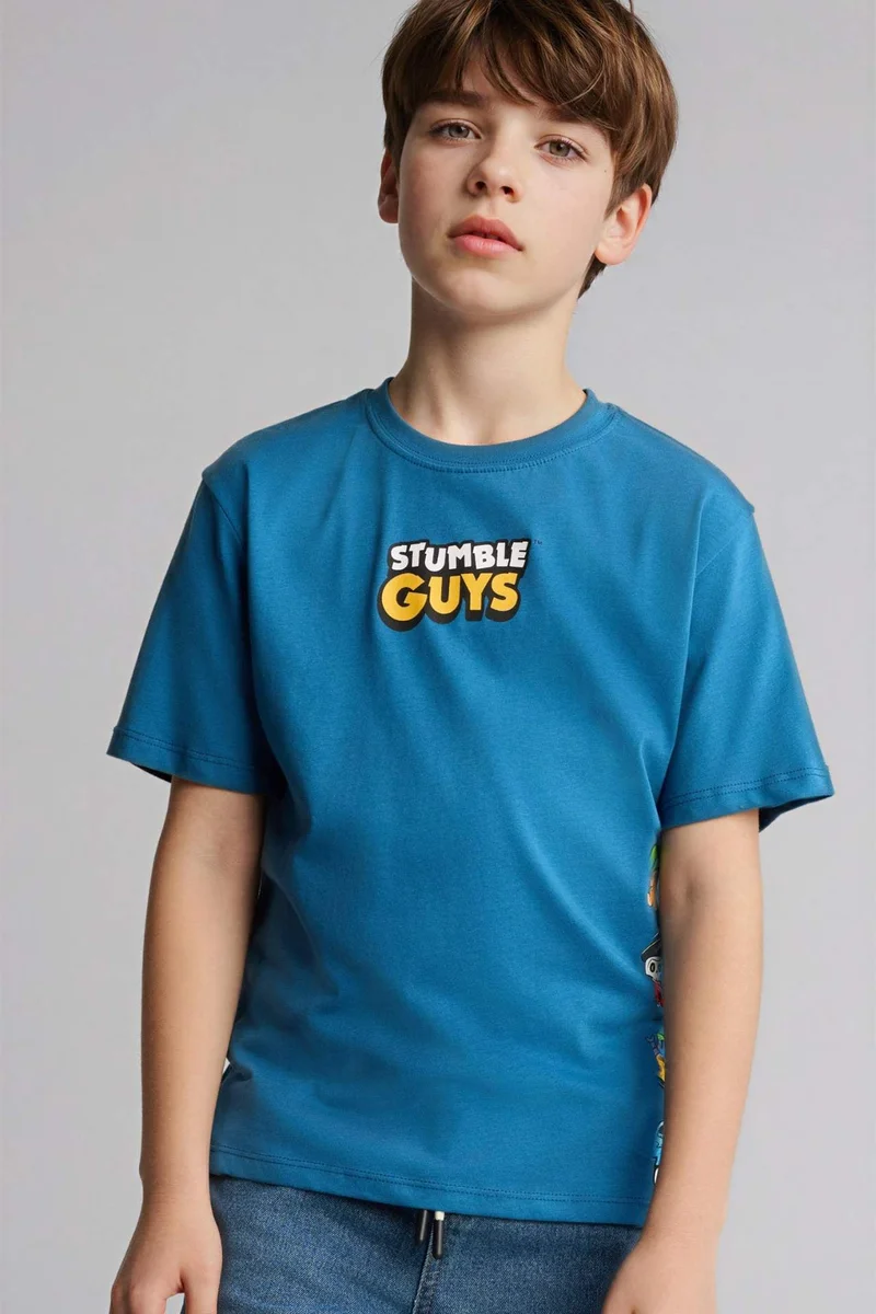 ديفاكتو Boy New Regular Fit Short Sleeve T-Shirt