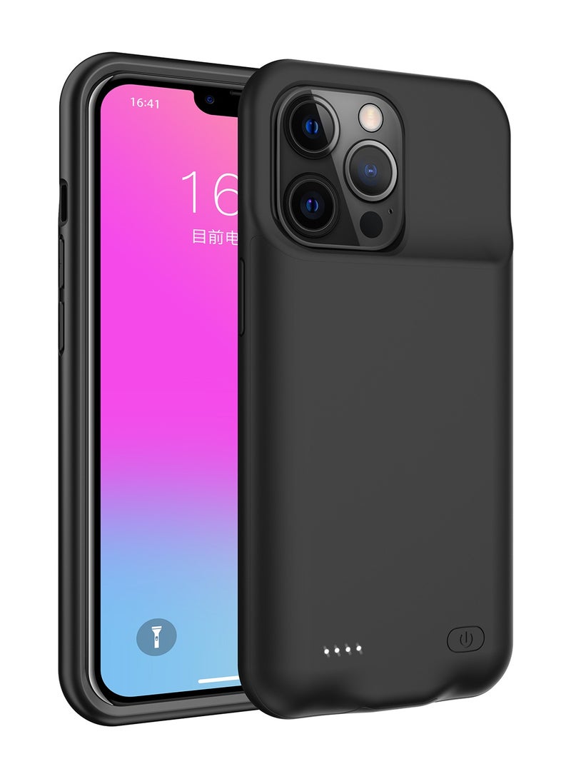 غطاء بطارية سعة 7000 مللي أمبير في الساعة، باور بانك لاسلكي ممتد قابل لإعادة الشحن لهاتف iPhone 13 Pro Max - Image 3