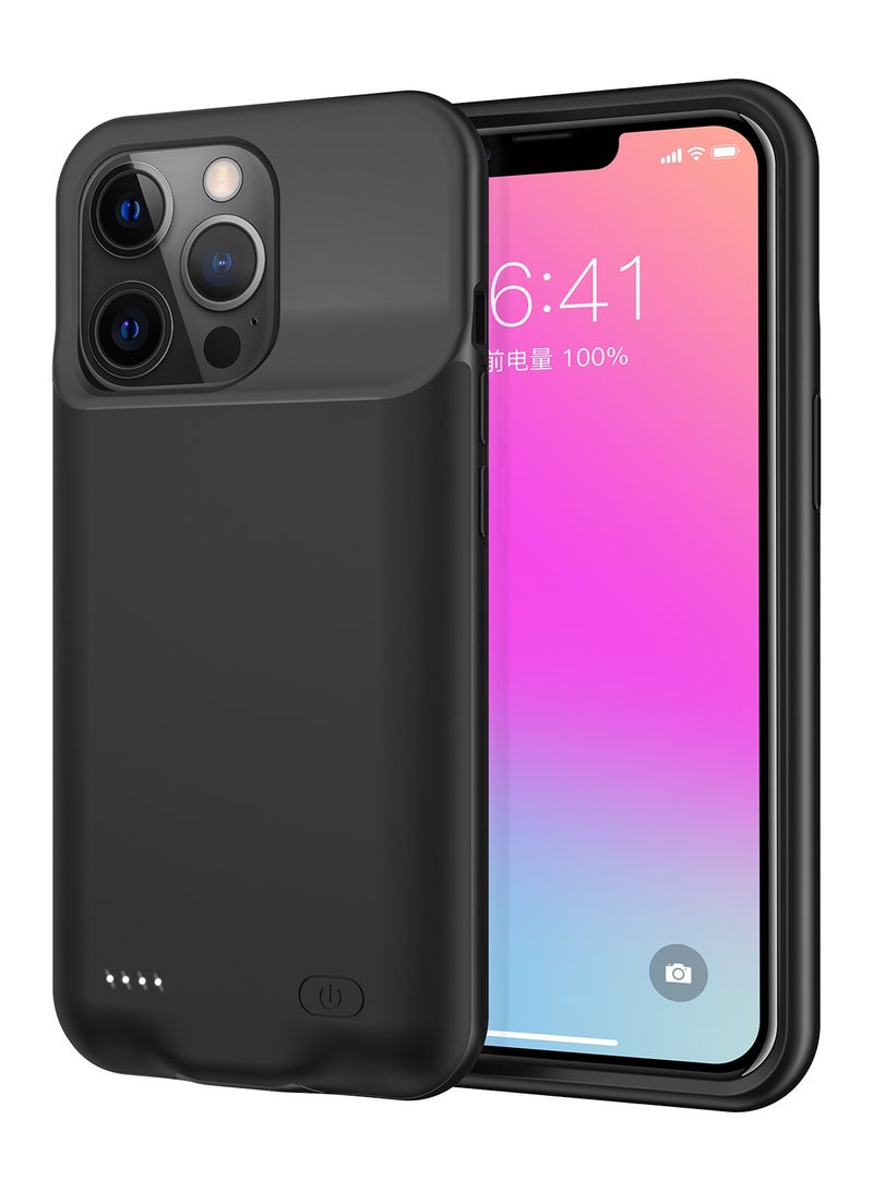 غطاء بطارية سعة 7000 مللي أمبير في الساعة، باور بانك لاسلكي ممتد قابل لإعادة الشحن لهاتف iPhone 13 Pro Max - Image 2