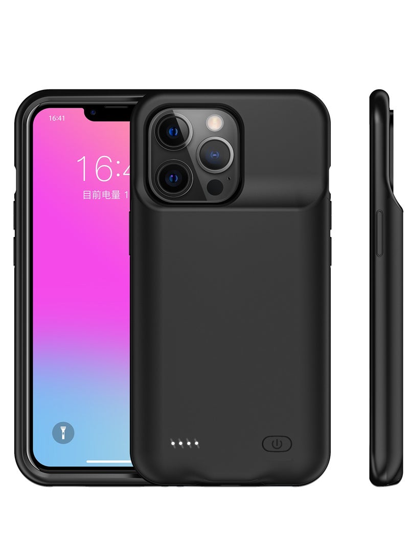 غطاء بطارية سعة 7000 مللي أمبير في الساعة، باور بانك لاسلكي ممتد قابل لإعادة الشحن لهاتف iPhone 13 Pro Max - Image 1