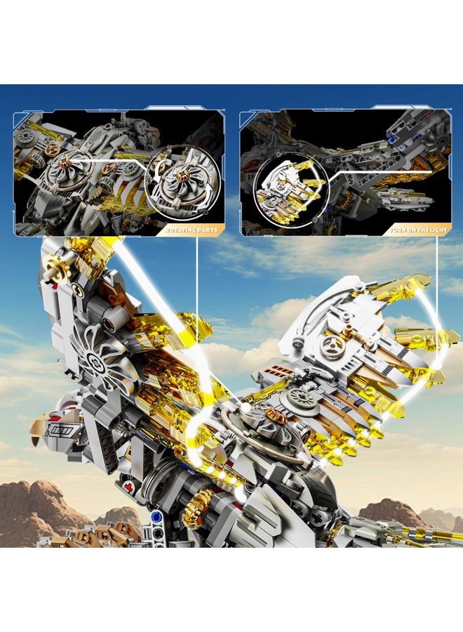 CSNRHG Mechanical Eagle Building Block Set 3D Poseable Model with Articulated Wings & Talons STEM Toy for Kids & Adults Ideal Gift for Engineering, Nature & Animal Lovers - Image 3