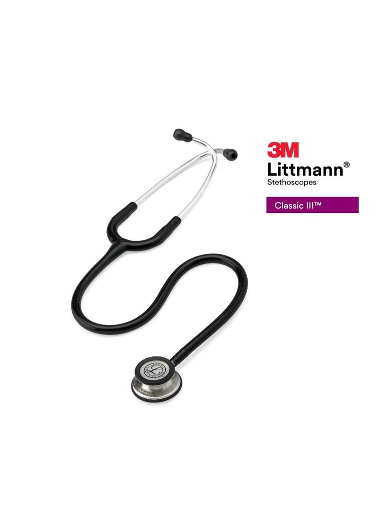 ثري ام سماعة طبية ليتمان كلاسيك 3 - 5620 - لون اسود - Image 3