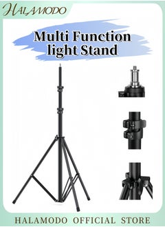 Light Stand Photography Tripod Stand Floor Selfie Ring Light Support for Studio & Umbrella & Backdrop & LED Panel & Speedlite Flashes & Reflector & Strobes & Video Lights