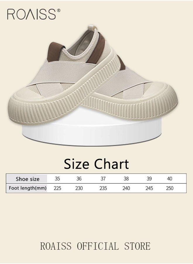 Platform Sole Canvas Shoes Lightweight and Breathable Slip On Design Casual Cloth Shoes Solid Color - pzsku/ZA8096412ACA09193E381Z/45/_/1694851740/e318eee2-424d-45d5-a685-341ea41aed76