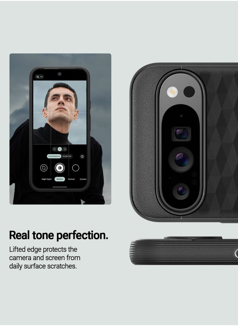 Caseology - Parallax Kickstand for Google Pixel 9 Pro XL Case Cover [Built-in Kick Stand] Military Grade - Black - Image 1