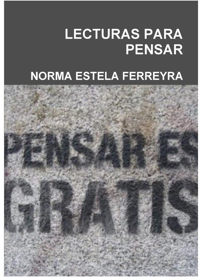 LECTURAS PARA PENSAR  - Image 1