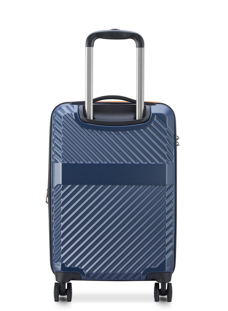 DELSEY Securitech By Delsey Patrol Expendable Double wheel cabin trolley luggage bag 55cm Blue - Image 4