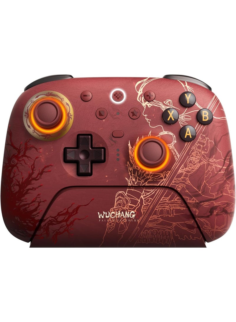 8Bitdo Wireless Controller for Windows & Android, Gaming Controller with TMR Joysticks, Switchable Hall Effect/Tactile Triggers, RGB Fire Ring, 8Speed Tech - Image 4