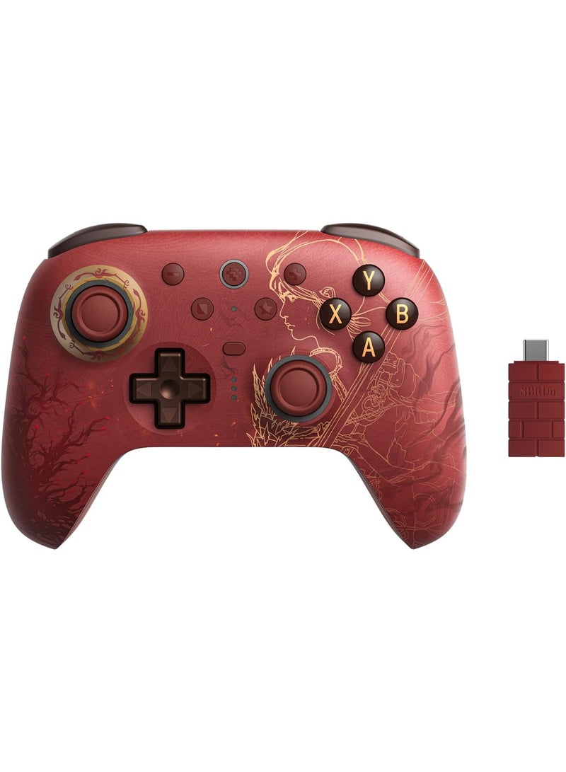 8Bitdo Wireless Controller for Windows & Android, Gaming Controller with TMR Joysticks, Switchable Hall Effect/Tactile Triggers, RGB Fire Ring, 8Speed Tech - Image 1