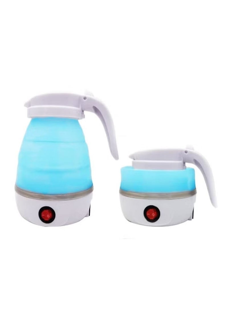 TIGER Travel Portable Foldable Electric Kettle | Collapsible Silicone Water Boiler for Coffee & Tea | Fast 600ML Boiling Capacity | Compact & Lightweight Design for Travel, Camping & Home Use | 110V-220V Dual Voltage Small Electric Kettle - Image 4
