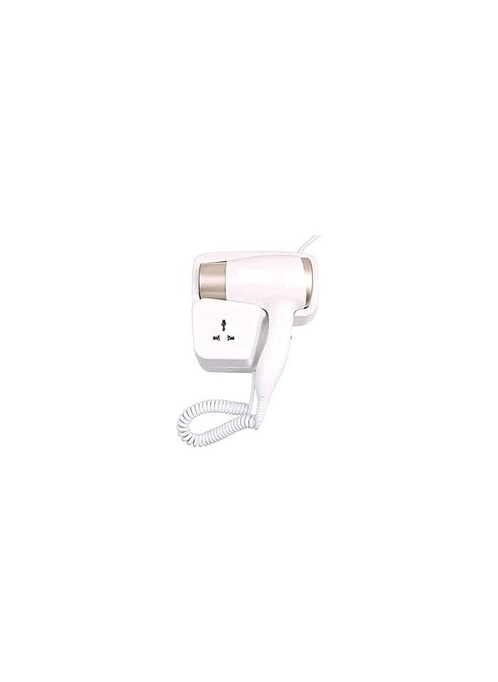 JAMAKY Italy Jamaki Wall Mounted Electric Hair Dryer White - 2000 Watt Model JPC 30293 Wall/Table Mount (Hot & Cold)  - Image 2