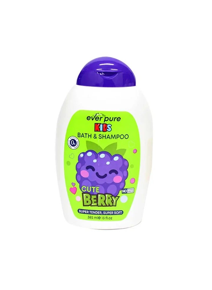 ever pure Bath & Shampoo Cute Berry Shampoo 385ml - Ever Pure