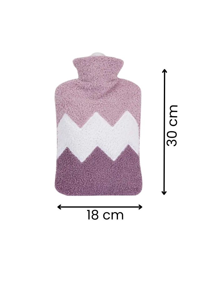 Lifenpure - Lifenpure Hot Water Bottle With Cover For Cramps  And Pain Relief - Image 1