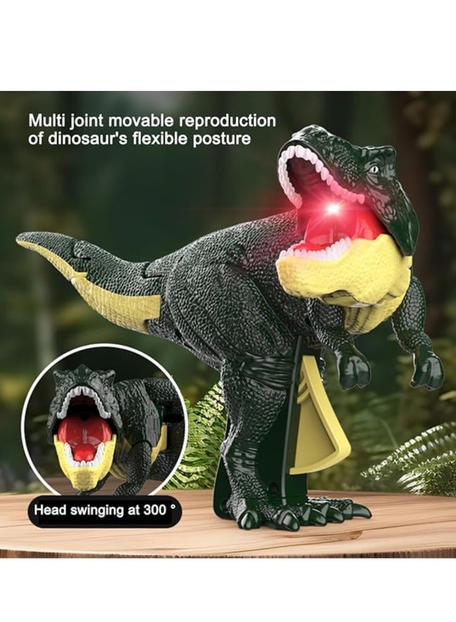 general Funny Shaking Dinosaur Toys Simulated Animal Models Movable Tyrannosaurus Rex Model Dinosaur Toys Kids Stamping Toys Dinosaur Ornaments Toys Birthday Gifts - Image 3