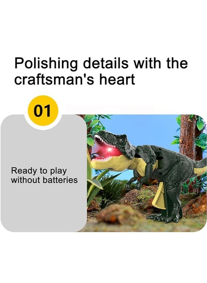 general Funny Shaking Dinosaur Toys Simulated Animal Models Movable Tyrannosaurus Rex Model Dinosaur Toys Kids Stamping Toys Dinosaur Ornaments Toys Birthday Gifts - Image 4