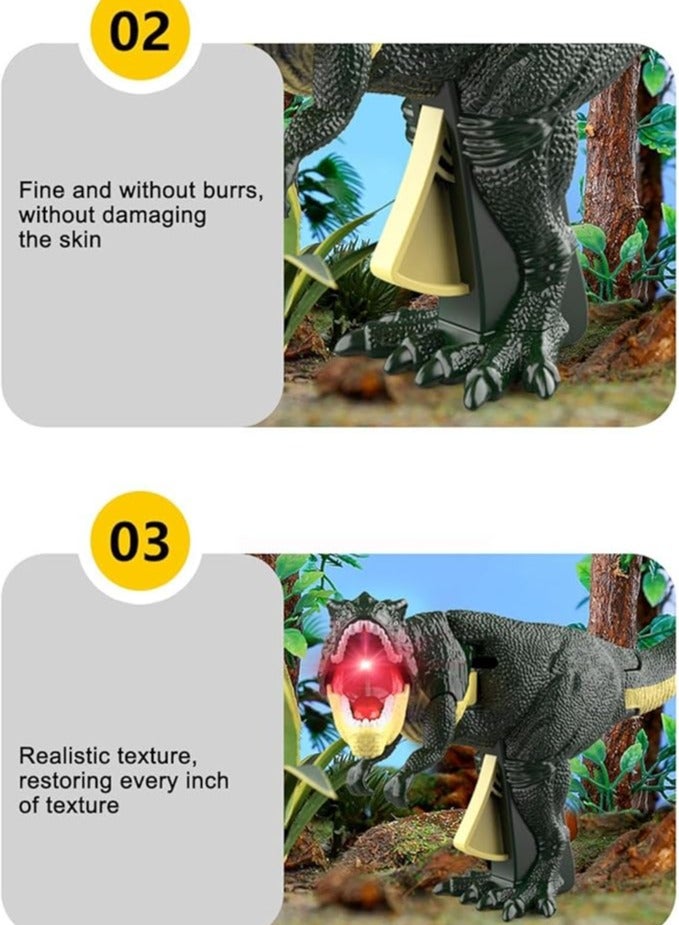 general Funny Shaking Dinosaur Toys Simulated Animal Models Movable Tyrannosaurus Rex Model Dinosaur Toys Kids Stamping Toys Dinosaur Ornaments Toys Birthday Gifts - Image 5