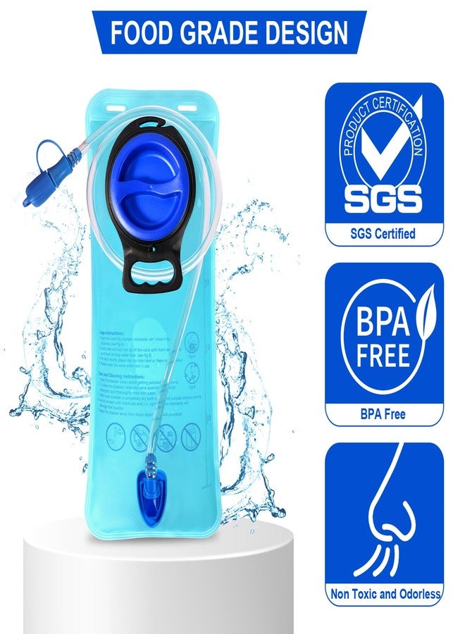 MIYCOO Hydration Bladder, 2L Leak Proof Water Bladder for Hiking Backpack, BPA Free Wide Opening Water Reservoir Bag for Camping, Running, Cycling, Climbing - Image 5