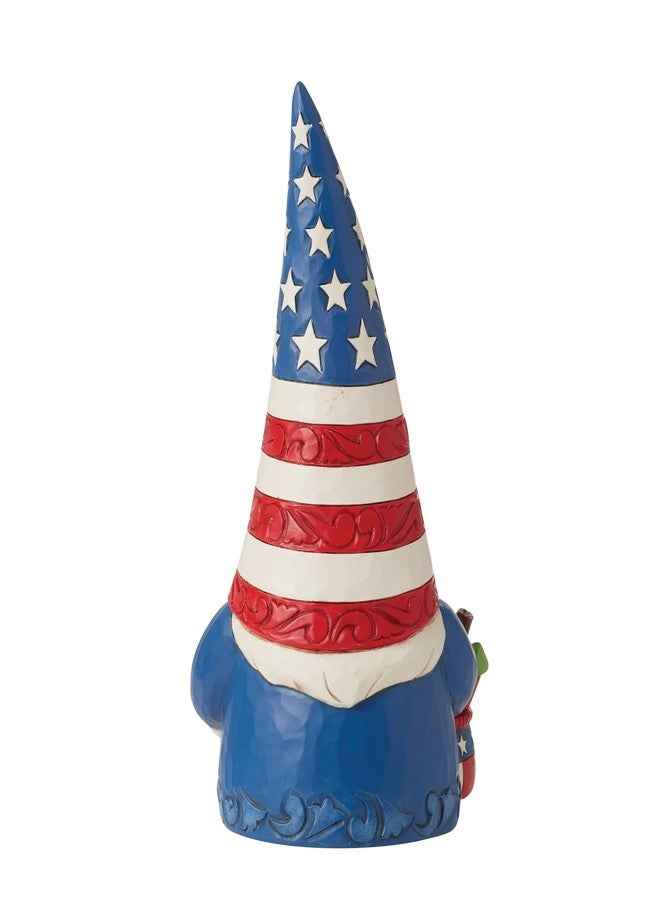 Enesco Jim Shore Heartwood Creek Patriotic Gnome Holding Fireworks Basket Figurine- Resin Hand Painted Collectible USA Decorative Gnomes Figurines Home Decor Statue, 7.5 Inch - Image 2