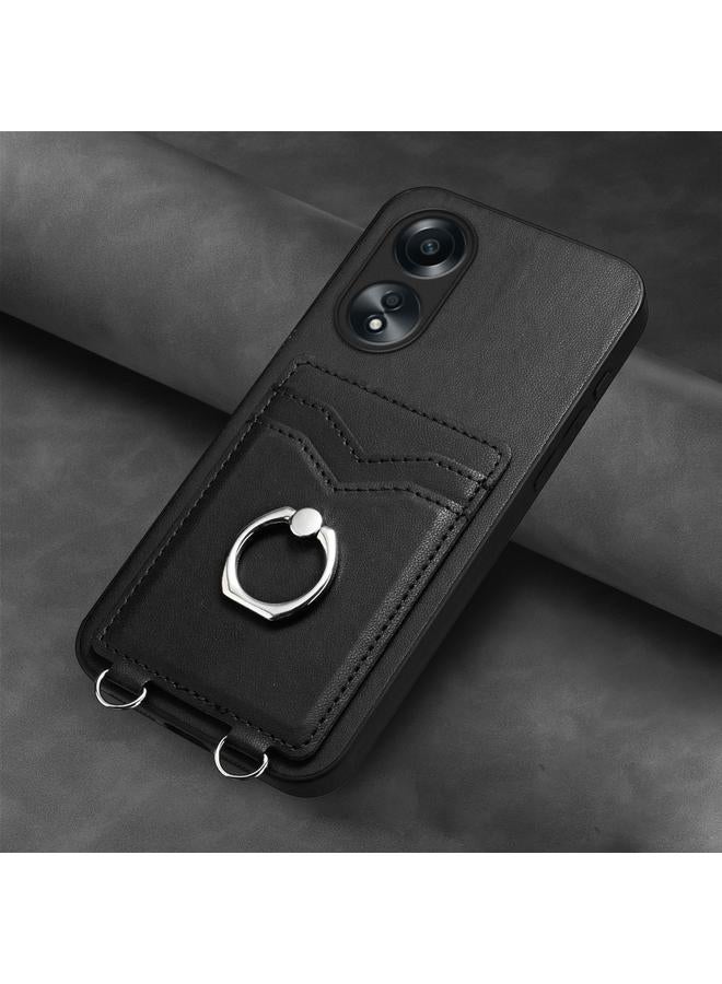 اس-توب جراب لهاتف OPPO A58 4G Global R20 مع حامل للبطاقات - Image 2