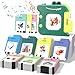 AHJ French and English Talking Flash Cards for Toddlers 1 2 3 4 5 6 Year Olds 420 Sight Words Montessori Learning Toys Pocket Speech Therapy Toys Sensory Preschool Educational Birthday - Image 2