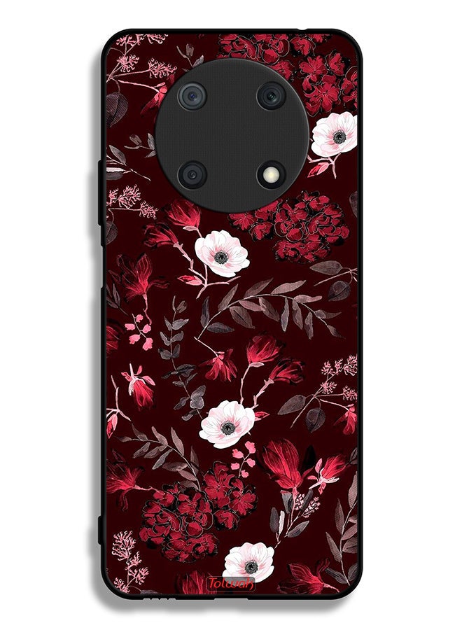 Tolwak Huawei nova Y90 Protective Case Cover Small Flowers And Tropical Leaves - Image 2