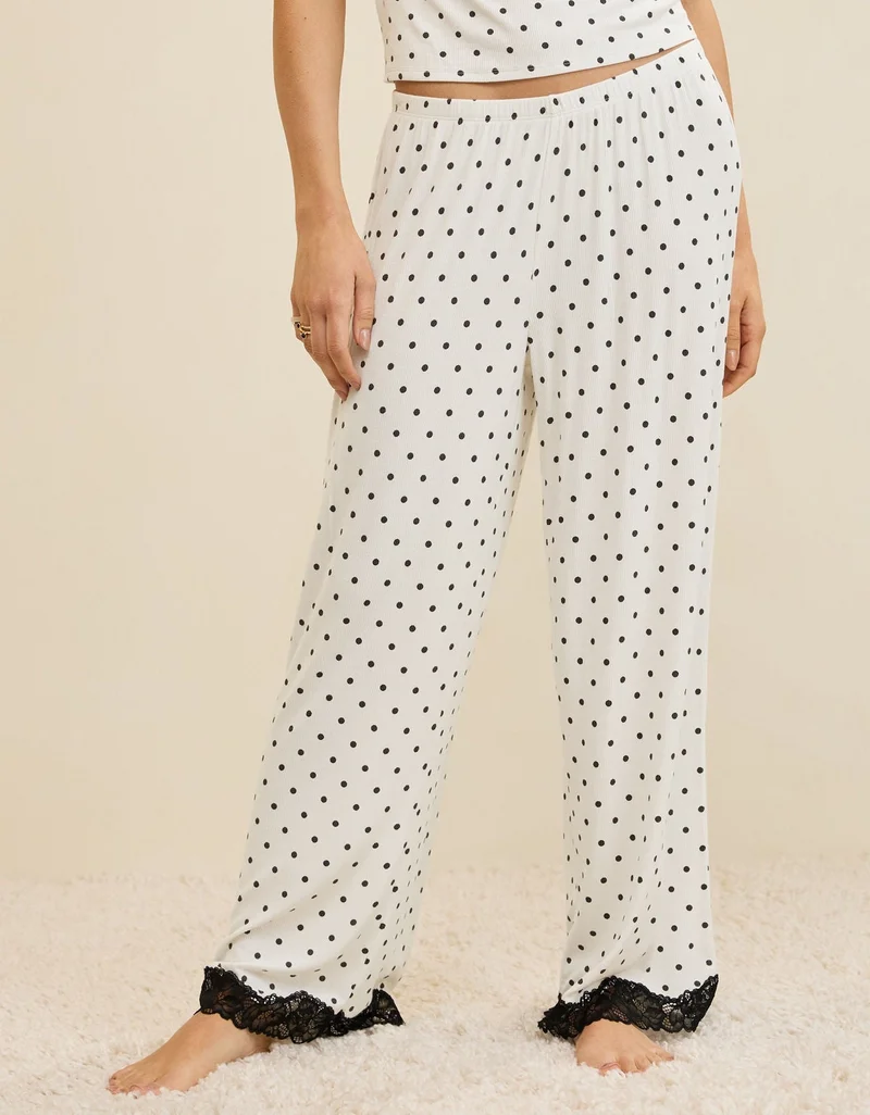 Aerie  Aerie Real Soft® Rib Trouser PJ for Women | Best Price UAE