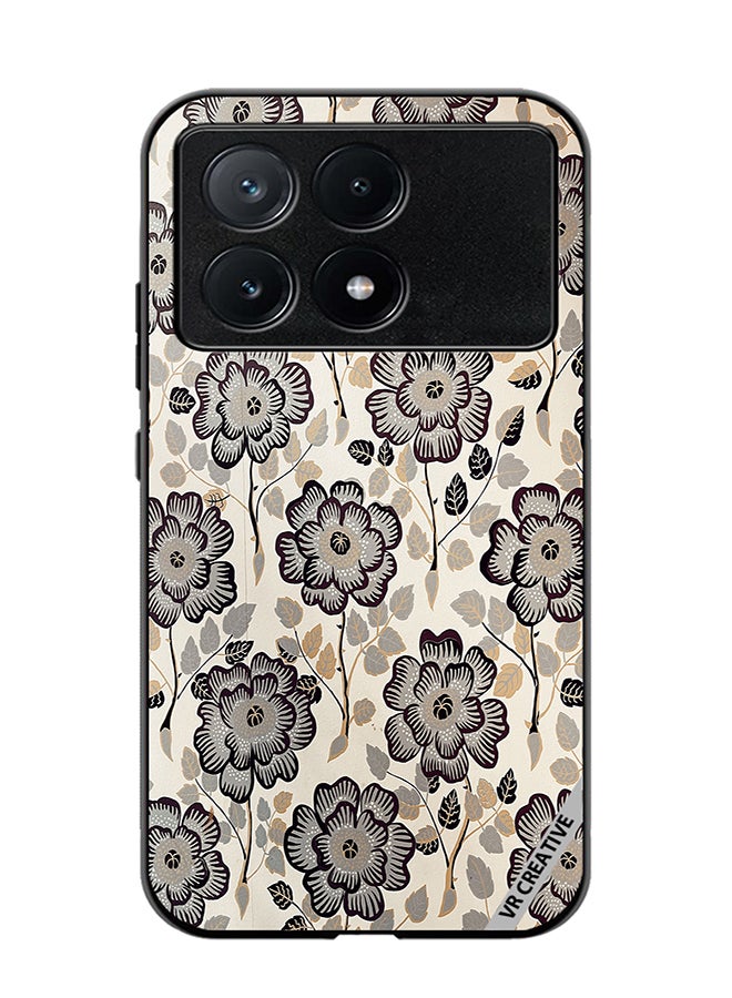 VR CREATIVE Protective Case Cover For Xiaomi Poco X6 Pro Floral Design Multicolour - Image 1