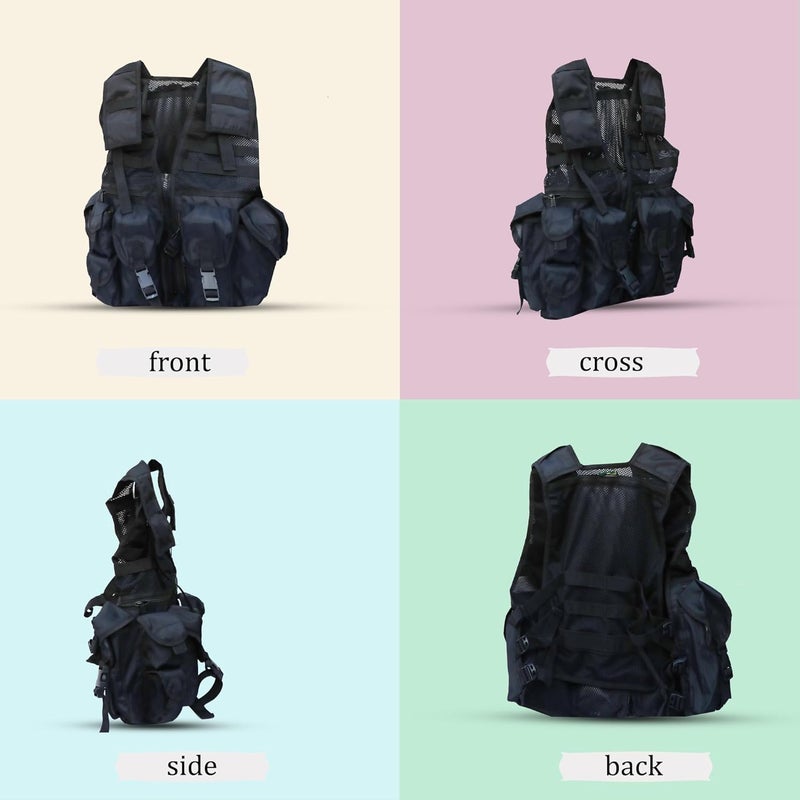 AZAD سترة تكتيكية للجيش مع منظم للأشياء وجيوب - Image 4