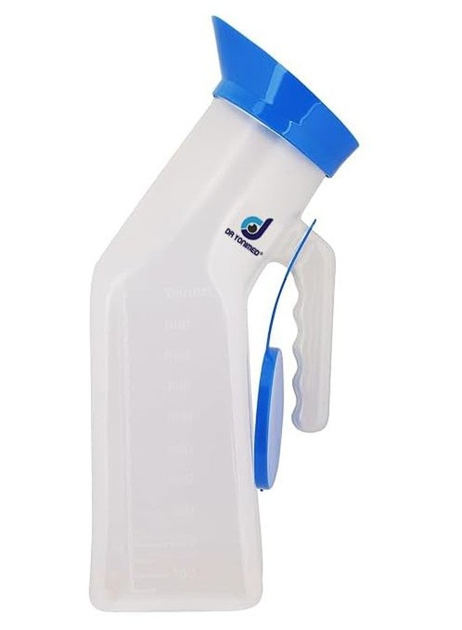Dr Yonimed Unisex Urine Pot 1000 ml Multipurpose Polypropylene Autoclavable Urinal For Men & Women (Pack of 1) Urine Pot With Cap Urine Collector for Male, Female & Bedridden Patient Adults - Image 1