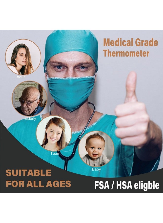 Amplim No-Touch Forehead Thermometer for Adults and Kids, Non-Contact Digital Baby Thermometer for Infants/Newborns. Medical Grade Touchless Temporal Thermometer for Fever, FSA HSA Eligible - Image 3