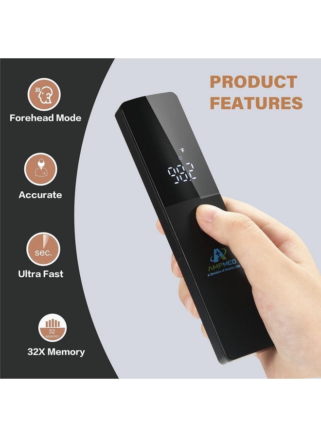 Amplim No-Touch Forehead Thermometer for Adults and Kids, Non-Contact Digital Baby Thermometer for Infants/Newborns. Medical Grade Touchless Temporal Thermometer for Fever, FSA HSA Eligible - Image 5