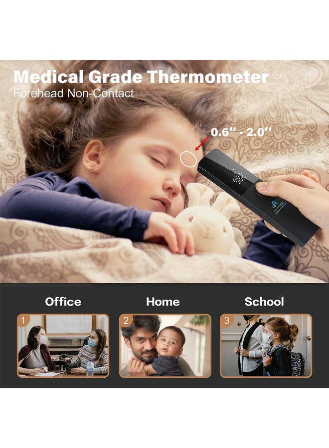 Amplim No-Touch Forehead Thermometer for Adults and Kids, Non-Contact Digital Baby Thermometer for Infants/Newborns. Medical Grade Touchless Temporal Thermometer for Fever, FSA HSA Eligible - Image 4