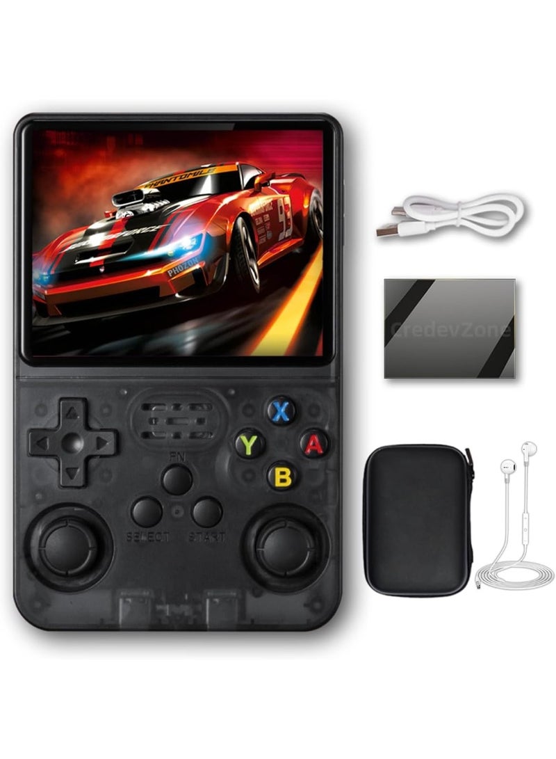 JAJEEK R36S Handheld Game Console 3.5 Inch Screen, Portable Retro Gaming Device with Built-In Rechargeable Battery, Preinstalled Classic Games, Lightweight Handheld Game System - Image 1