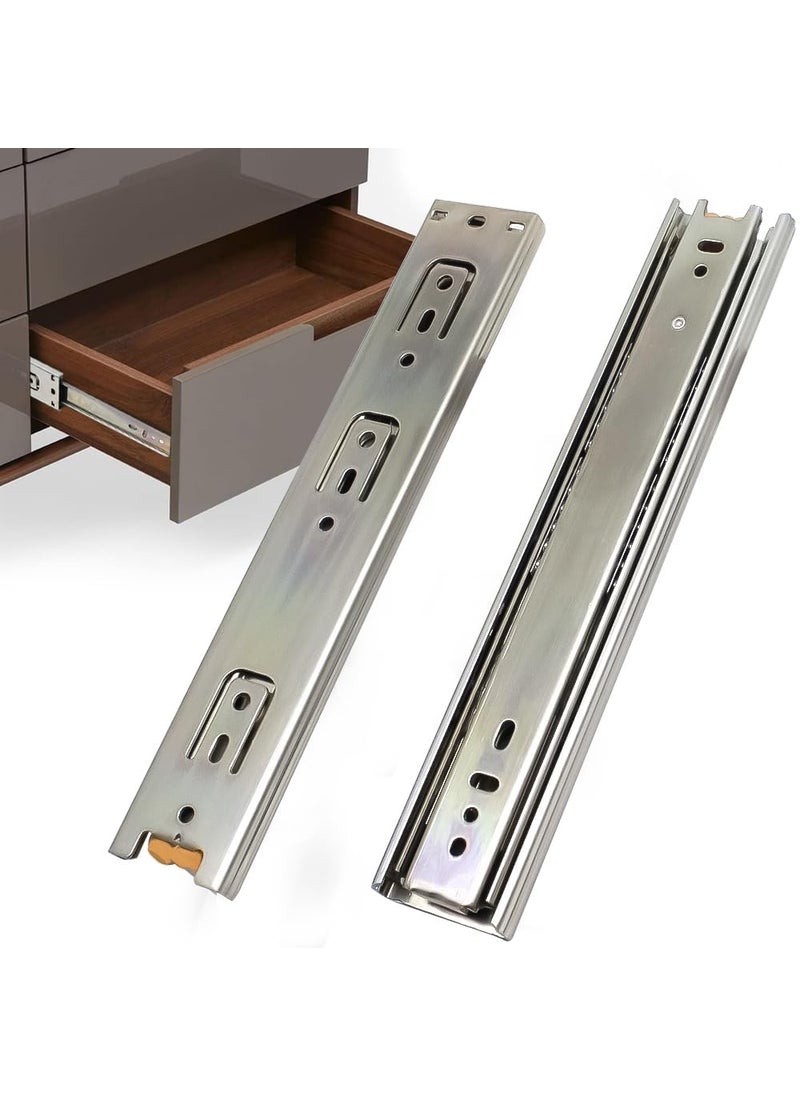 Volo Volo 14 inch Mild Steel Heavy Duty Telescopic SlideDrawer Channel Silver  - Image 1