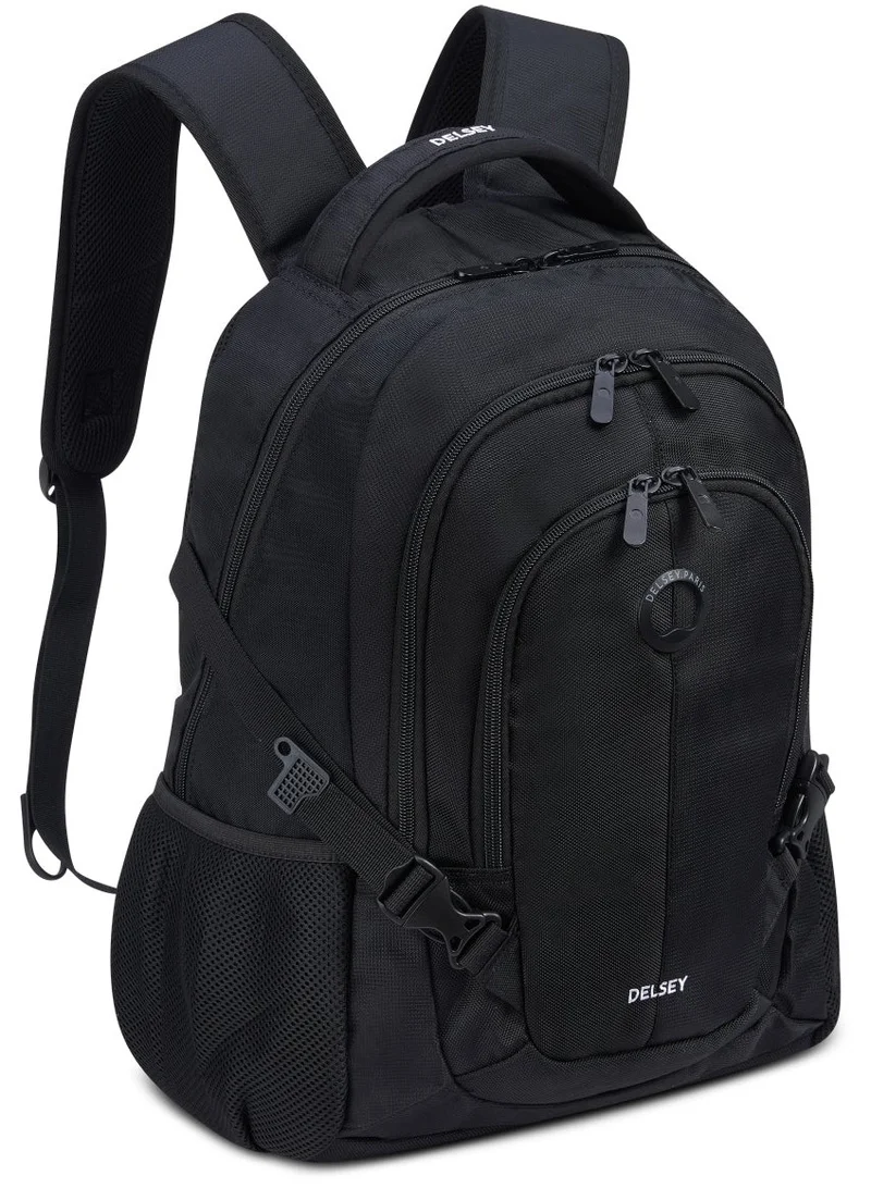 DELSEY Paris Element Navigator 15.6" Laptop Protection 2 Compartment Backpack - Black