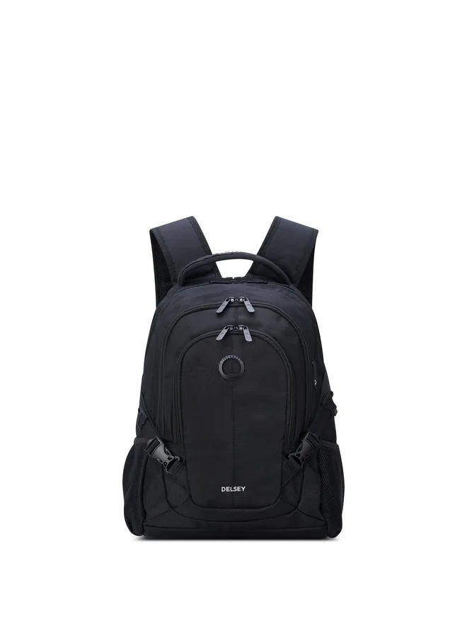 DELSEY Paris Element Navigator 15.6" Laptop Protection 2 Compartment Backpack - Black
