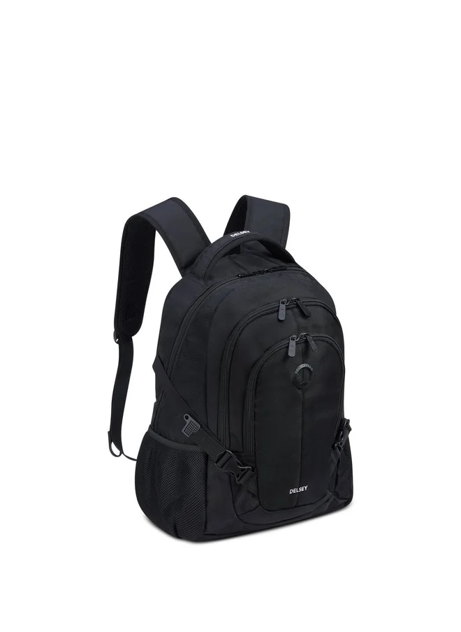 DELSEY Paris Element Navigator 15.6" Laptop Protection 2 Compartment Backpack - Black