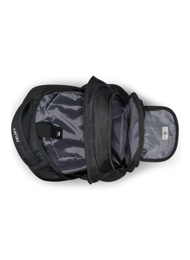 DELSEY Paris Element Navigator 15.6" Laptop Protection 2 Compartment Backpack - Black  - Image 3